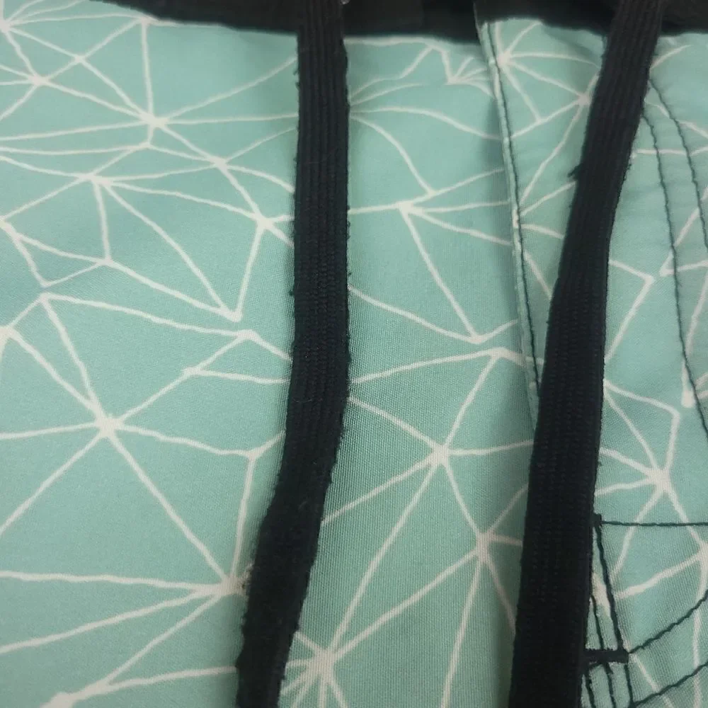 Ezekiel blue geometrical print swim shorts size 32